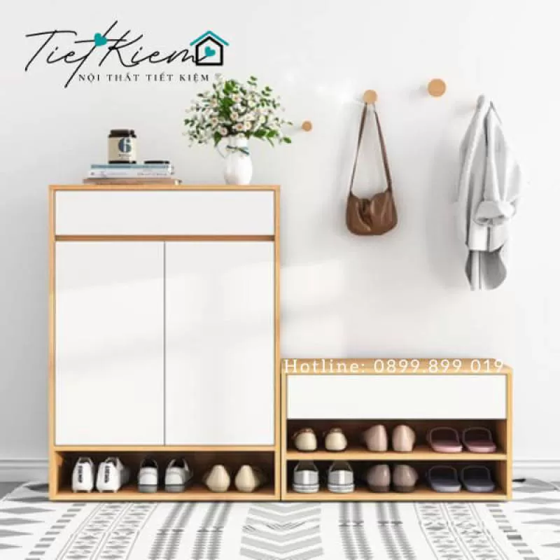 Tủ Giày Cửa Mở Có Ghế Giảm Giá Đặc Biệt, Chất Lượng Đảm Bảo 