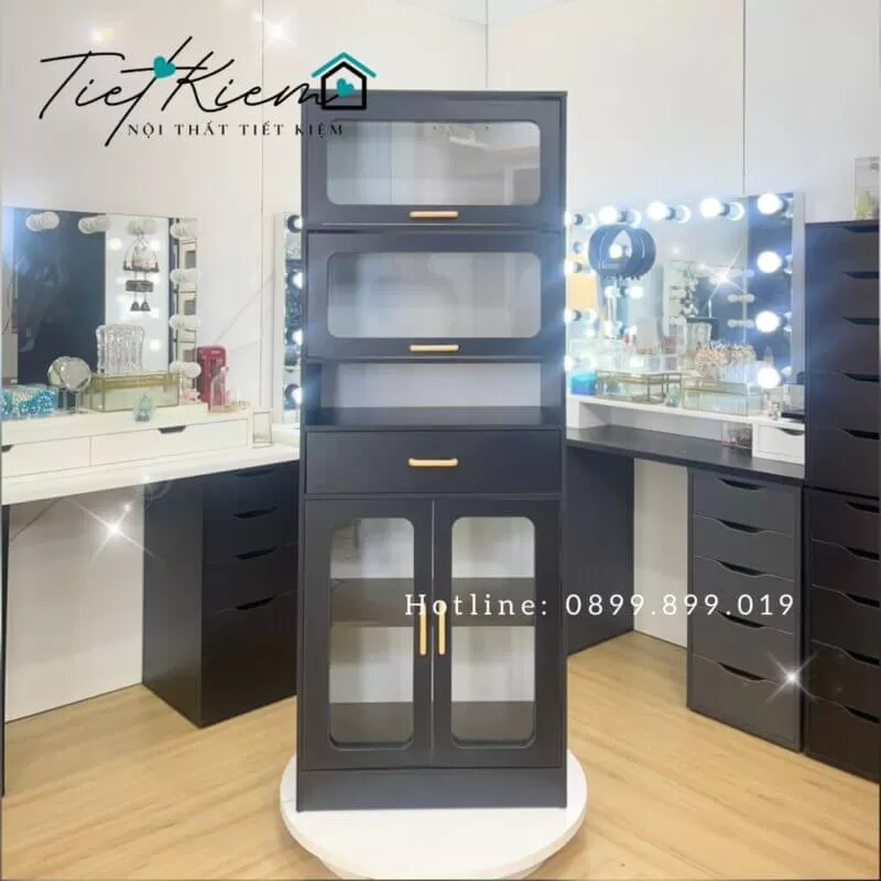 Kệ Tủ Bếp Gỗ Vạn Nhà Mê