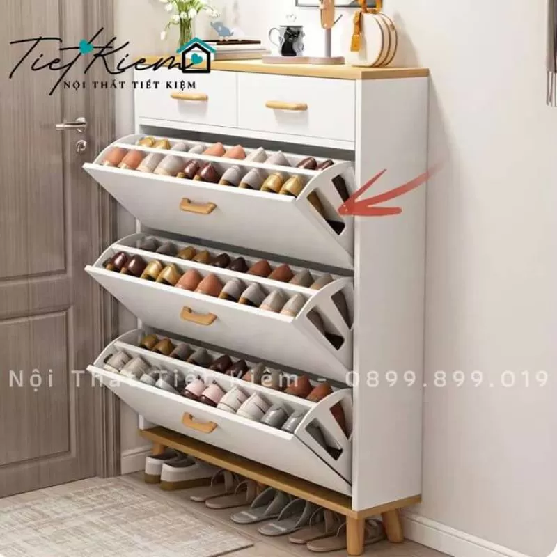 Tủ Giày Thông Minh Ngang 80cm, Mua Ngay Tiết Kiệm Không Gian
