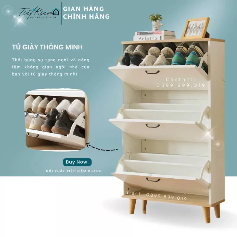 Tủ Giầy Siêu Mỏng, Tiện Ích Và Sang Trọng Cho Mọi Không Gian