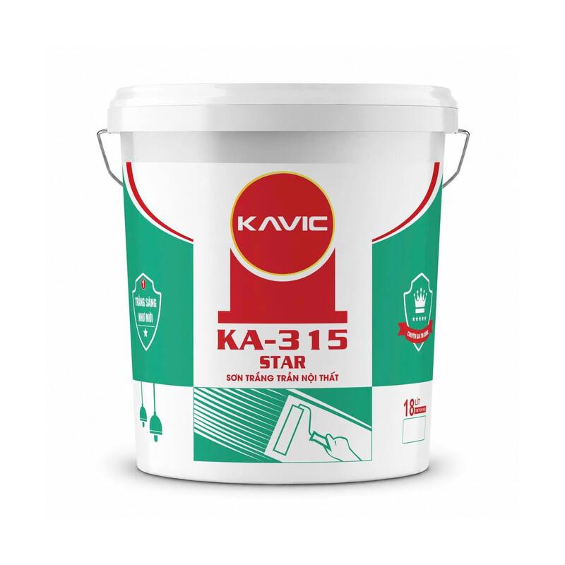 Sơn Kavic trắng trần nội thất KA-315
