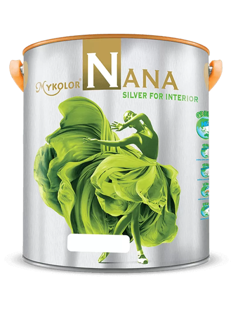 SƠN NỘI THẤT BỀN ĐẸP- MYKOLOR NANA SILVER FOR INTERIOR