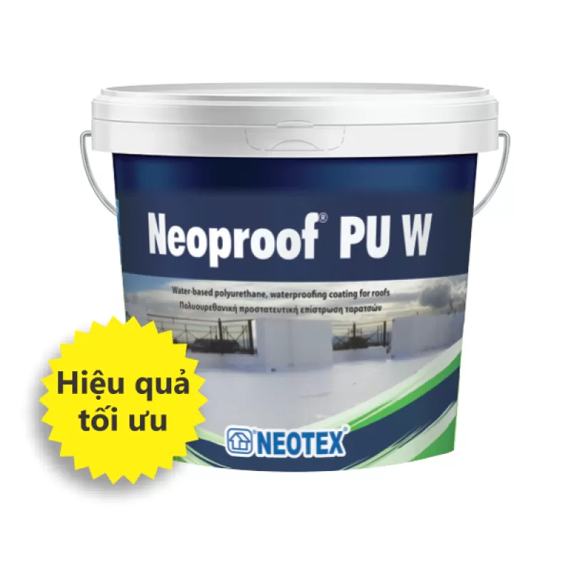 Chống Thấm Neoproof PU W thùng 13KG màu trắng/xám