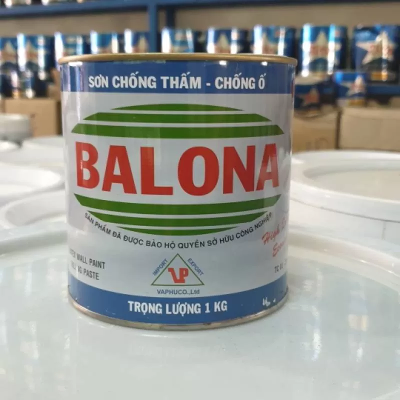 Sơn chống thấm chống ố Balona 1kg chính hãng