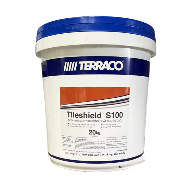 Sơn ngói Terraco Tileshield S100 thùng 20L chính hãng giá tốt