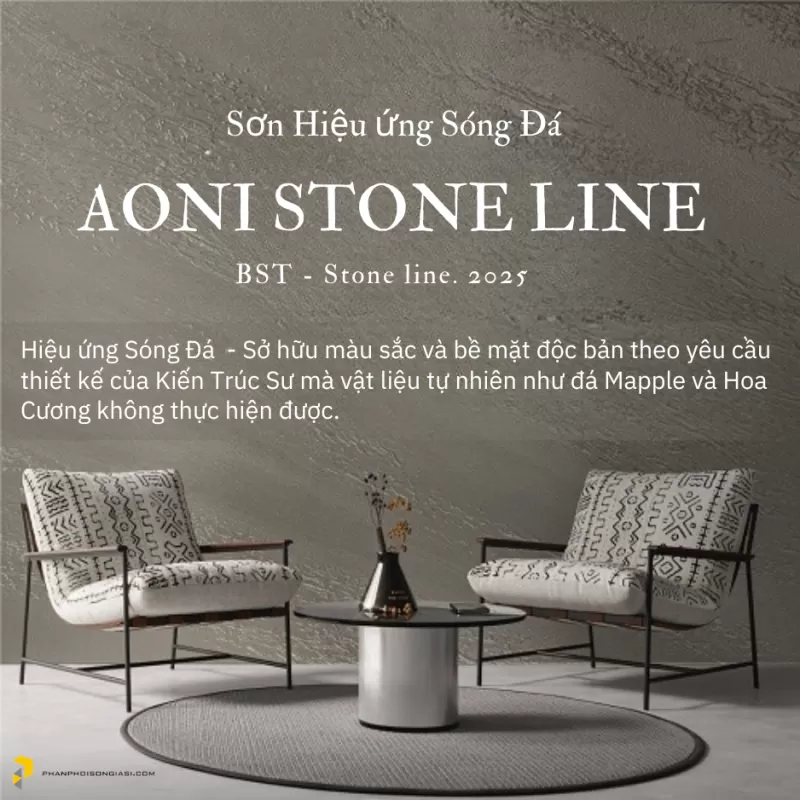 SƠN HIỆU ỨNG SÓNG ĐÁ AONI STONE LINE - BST 2025