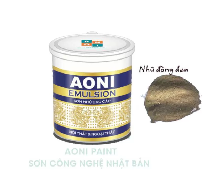 SƠN NHŨ VÀNG AONI ĐỒNG ĐEN CAO CẤP