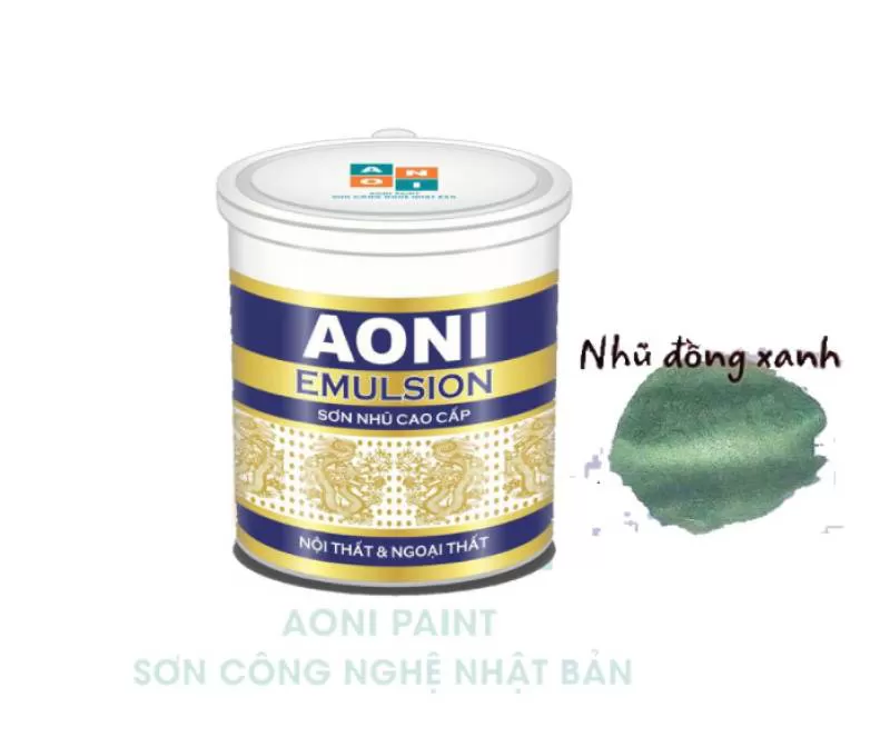 SƠN NHŨ AONI ĐỒNG XANH CAO CẤP