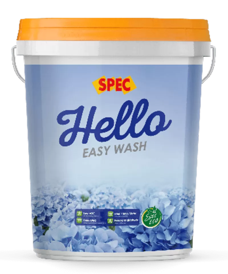 SPEC HELLO EASY WASH - SƠN NƯỚC NỘI THẤT DỄ LAU CHÙI