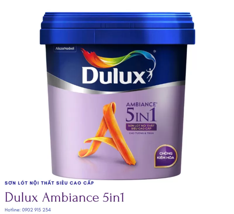 Sơn lót nội thất siêu cao cấp DULUX AMBIANCE - A968 15L