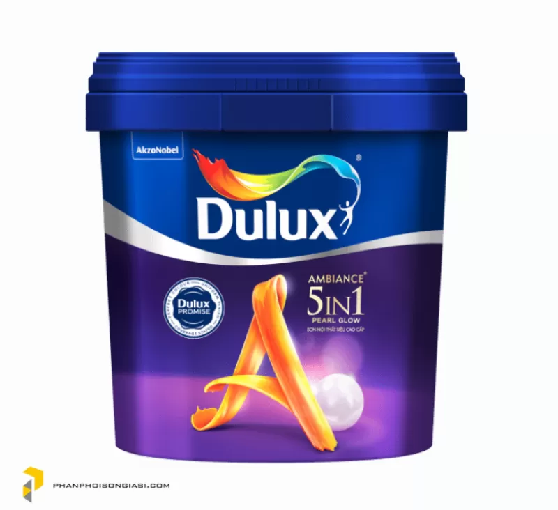 DULUX AMBIANCE 5 IN1 DIAMOND GLOW 66A 15L- BÓNG MỜ