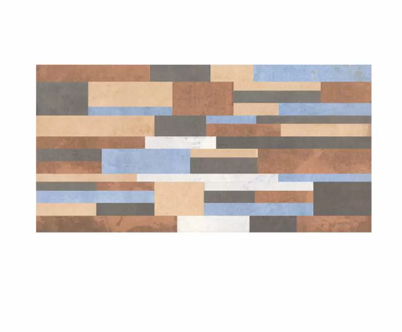 300x600mm China Decoration Design 3D Natural Split Rustic Cultural Matt Mold Surface Exterior Ceramic Wall Tiles