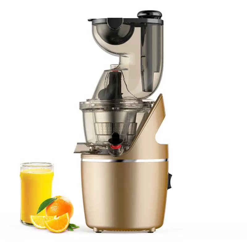 Commercial Smart Juicer Machine Wide 82mm Feed Chute Fully Squeezes Whole Fruits Cold Presses Slowly-for Whole Fruit Presses