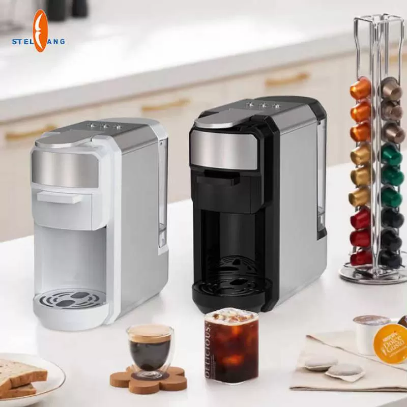 Small Office Home Electric Coffee Machine Multifunctional All in One Multi Capsule Coffee Maker With Powder and Cupsule 