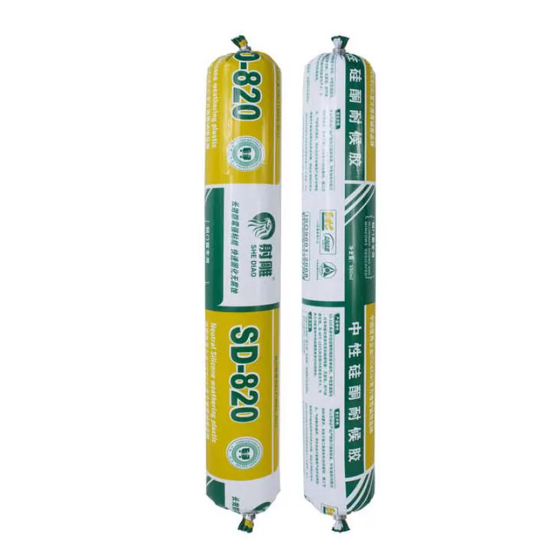 Neutral Silicone White Weather-Resistant Sealant Liquid Glue Paste for Construction Transportation Leather Application