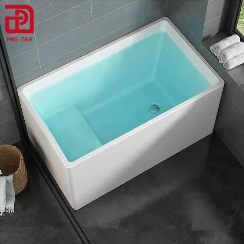 Mini Size Children Houses Free Standing Bathtub for Soaking Bathtub Acrylic Bath Tub