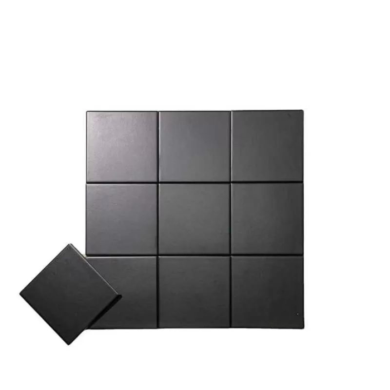 150x150mm Splashback Indoor Bathroom Matt Kitchen Backsplash Tactile Square Brick Wall Tiles