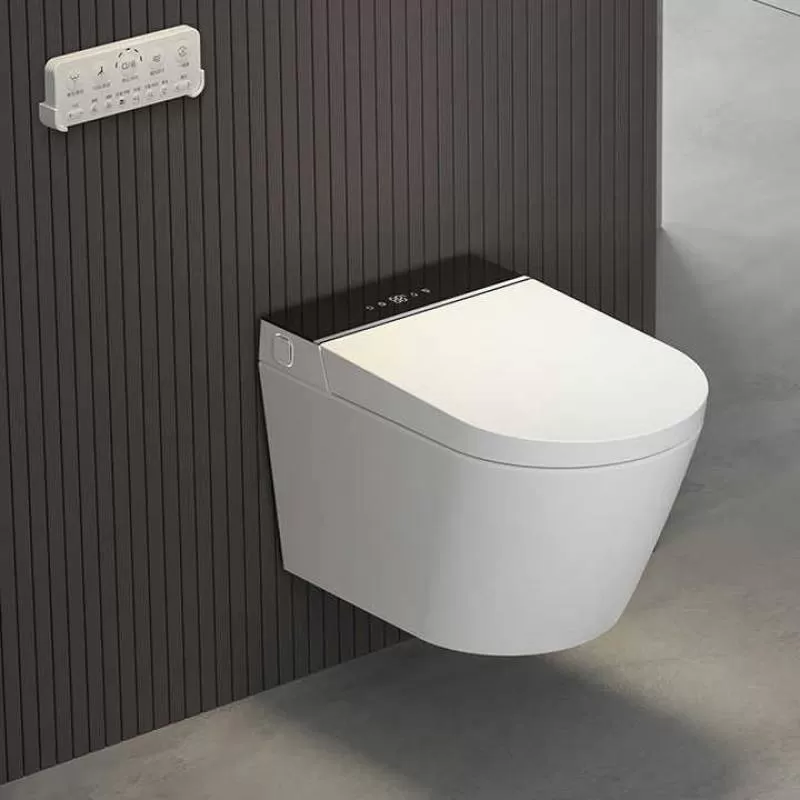 Not Included Concealed Cistern Display Screen  P Trap Intelligent Toilet Wall-hung Smart Toilet 