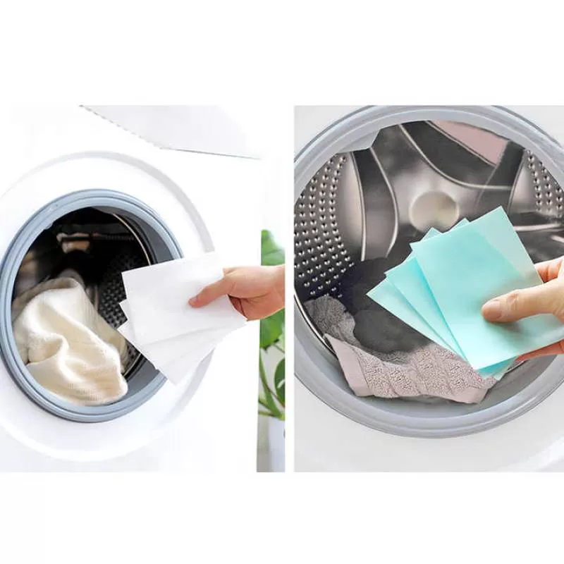 Yijujing OEM Portable Travel Laundry Washing Powder Detergent Paper Sheets Eco Friendly