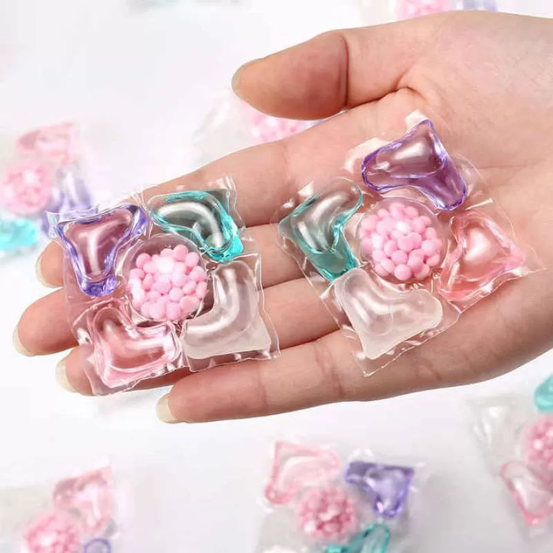 Laundry Pods Essential Oils Custom 5 in 1 Booster Beads Capsule Detergent Laundry Detergent Pods