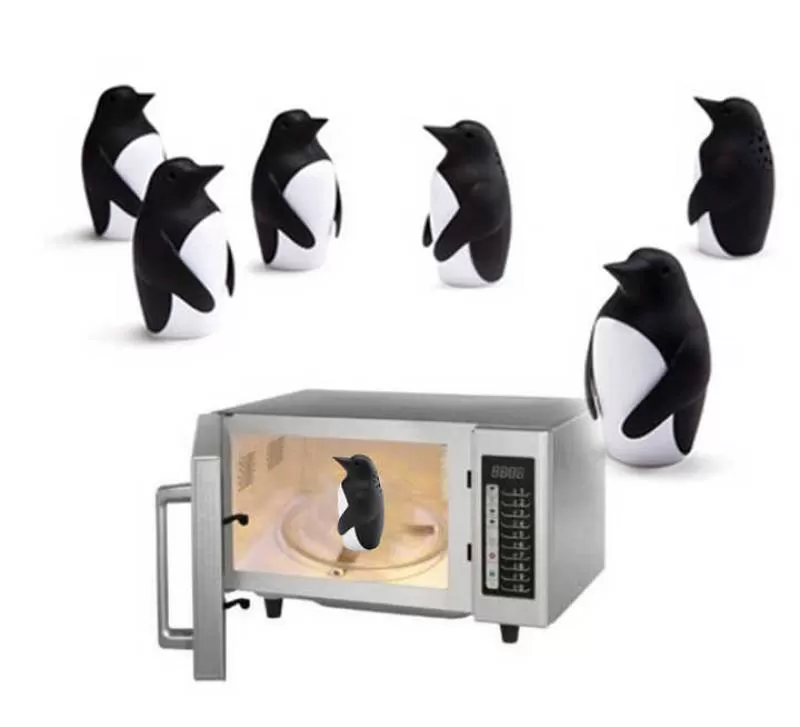 Yijujing Custom Shape Penguin Kitchen Refrigerator Cleaning Microwave Oven Steam Cleaner