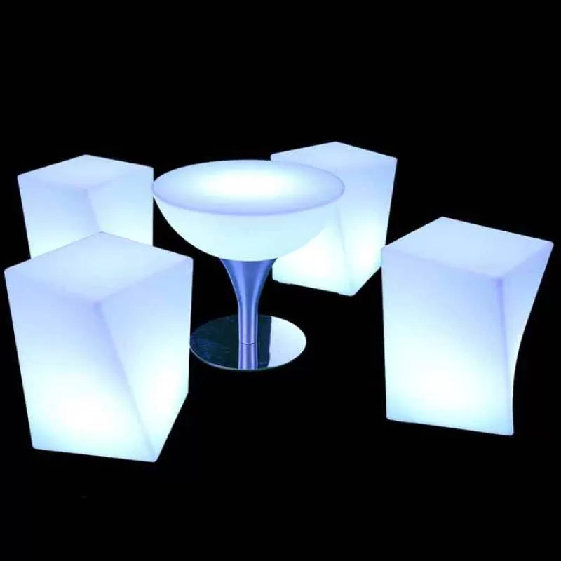 LED Sofa Furniture Night Bar Sofa Club with RGB LED Waterproof LED Sofa in PE
