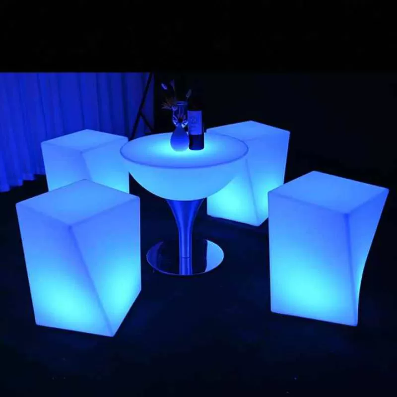 Hot Sell Led Sofa Chair Light up Sofa Furniture Night Club Led Sofa