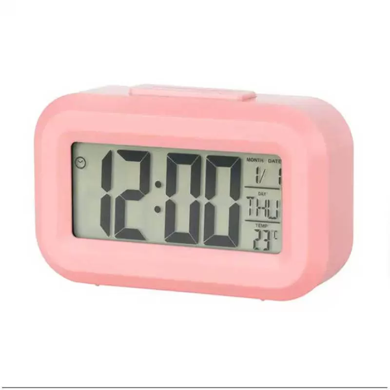 Kids Children Colorful Interior Decoration Cars LCD Mini Desk Clock Alarm Clock Digital Table Clock