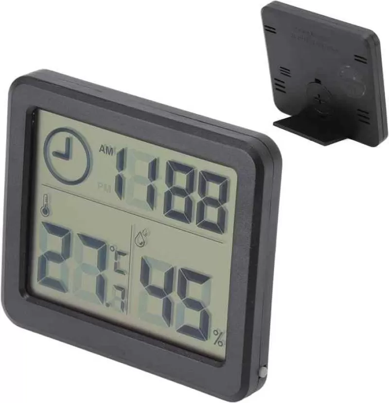 Temperature Humidity Recorder Ultrathin Digital Thermometer Sensitive Induction Hygrometer for Home Garden for Office