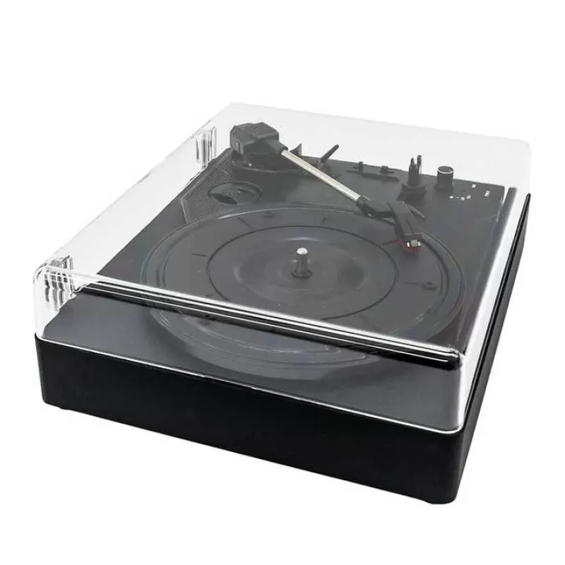 Portable Gramophone Vinyl Record Player Vintage Classic Turntable Phonograph Record Player with Built-in Stereo Speakers