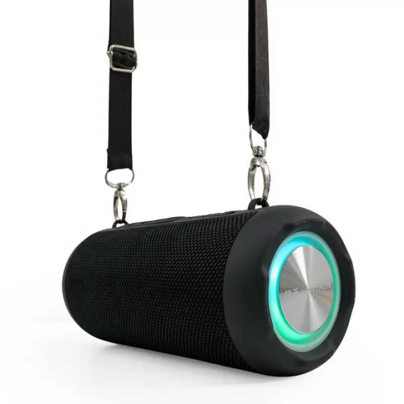 Multifunctional TF USB AUX RGB LED Dual 57mm Subwoofer 20W Louder Volume Bass Waterproof Bluetooth Portable Party Speaker