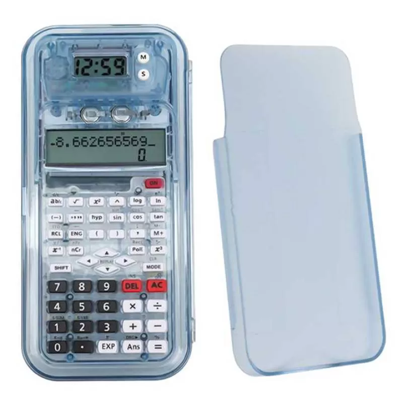 Manufacturer Student Exam Specific Transparent Stationery Box Mathematical Calculator