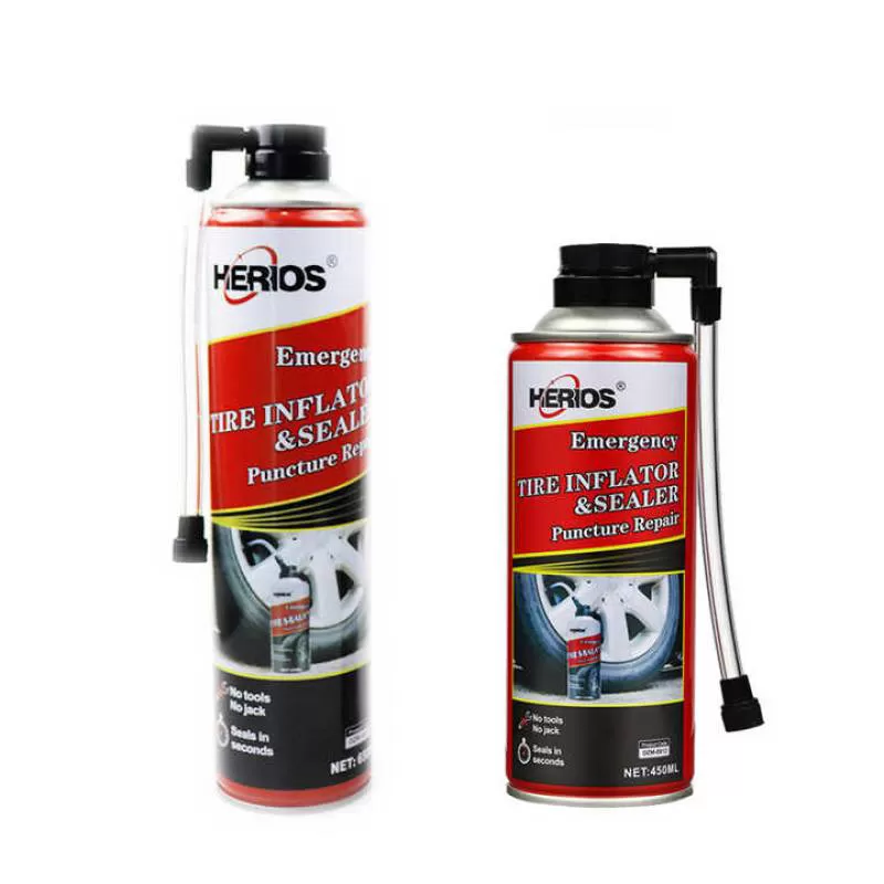HERIOS 650ml Anti Puncture Tyre Sealant Spray Car Suv Tire Sealant and Inflator Spray