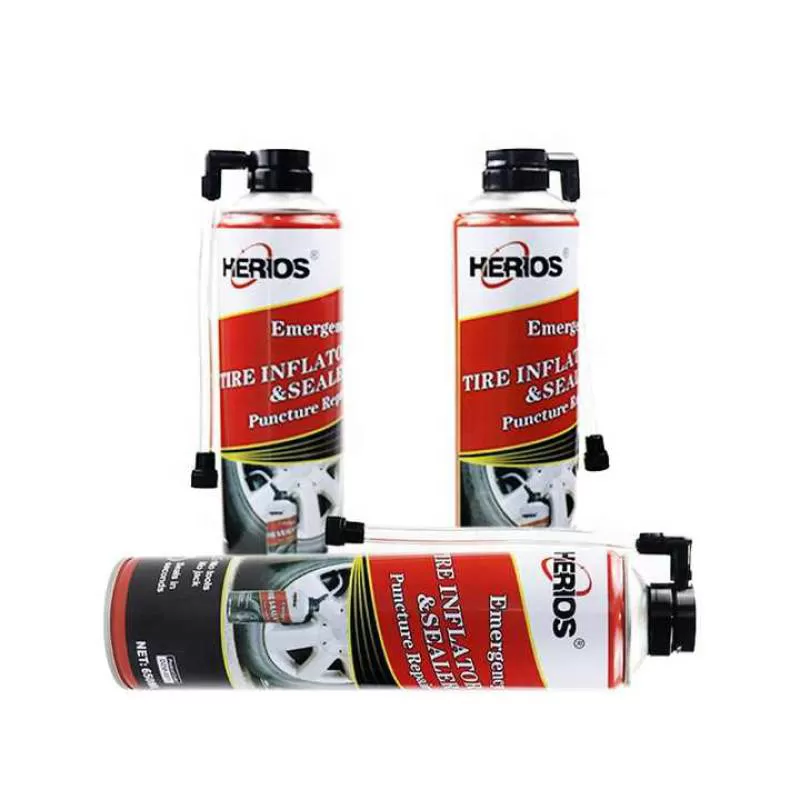 HERIOS 650ml Tire Sealant &Inflator Spray for SUV Cars