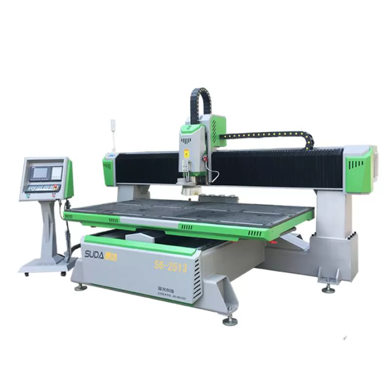 SUDA S6  CNC ROUTER TABLE MOVING TAIWAN SYNTECH CONTROL SYSTEM USED ENGRAVING MACHINE