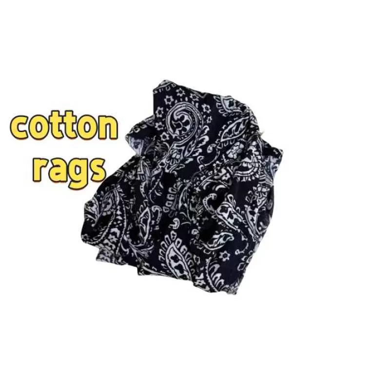 Industrial Wiping Rags  used clothes rags t shirt clothing waste rags 
