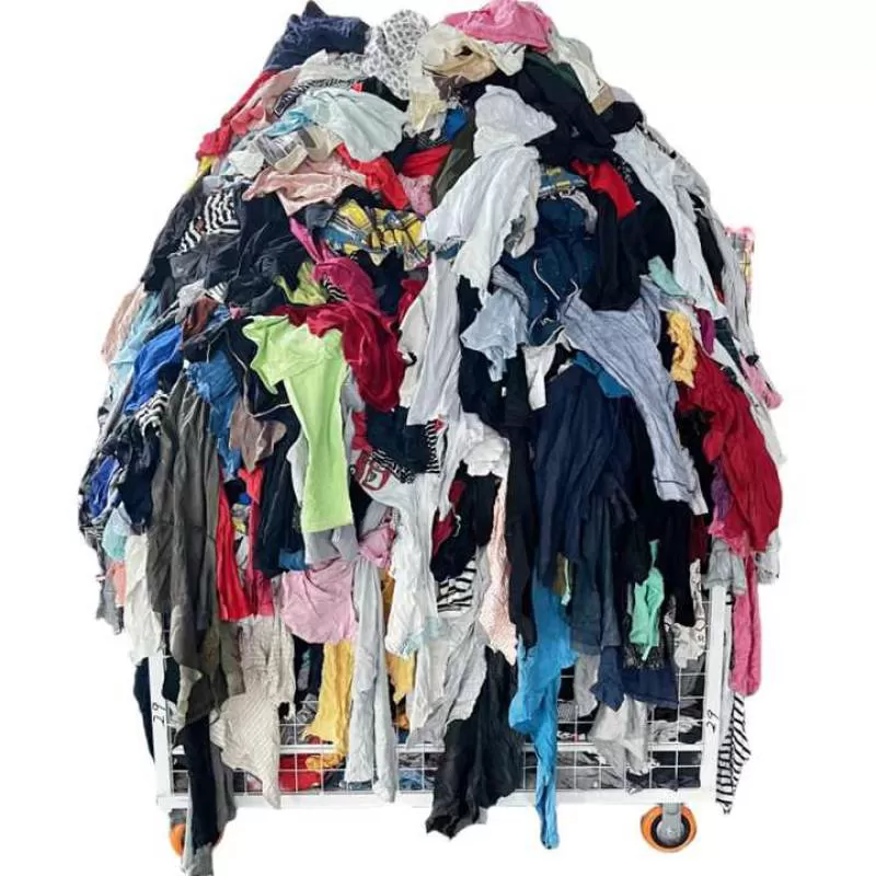 Textile Waste Cut Reused 100% Cotton Industrial Use Cleaning Cotton Rags   for Marine Industrial 