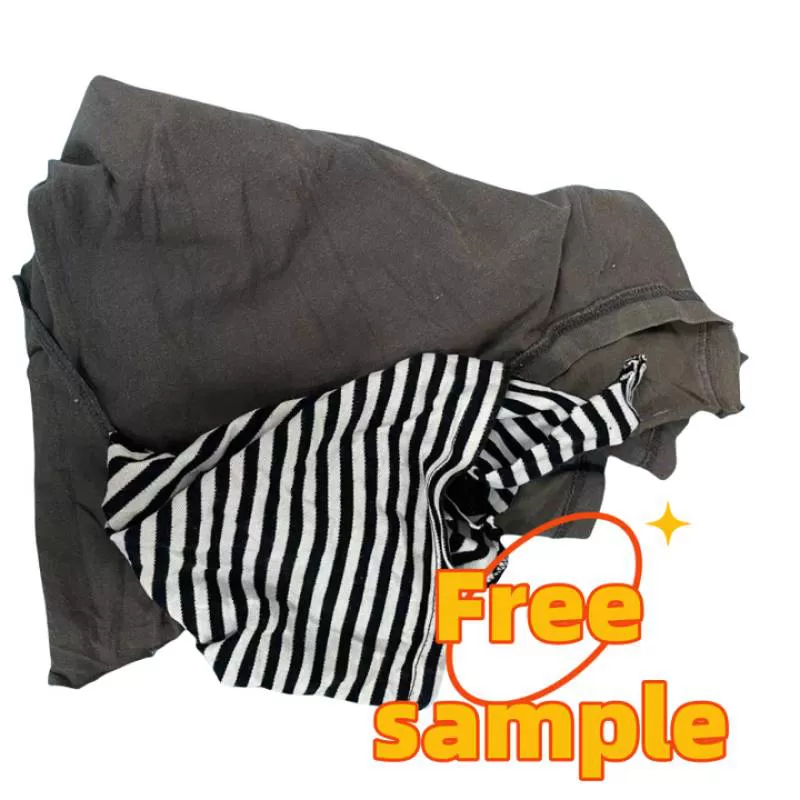 Recycled Cotton T-Shirt Rags   Textile Cotton Waste Rags Wiping Machine Rags 