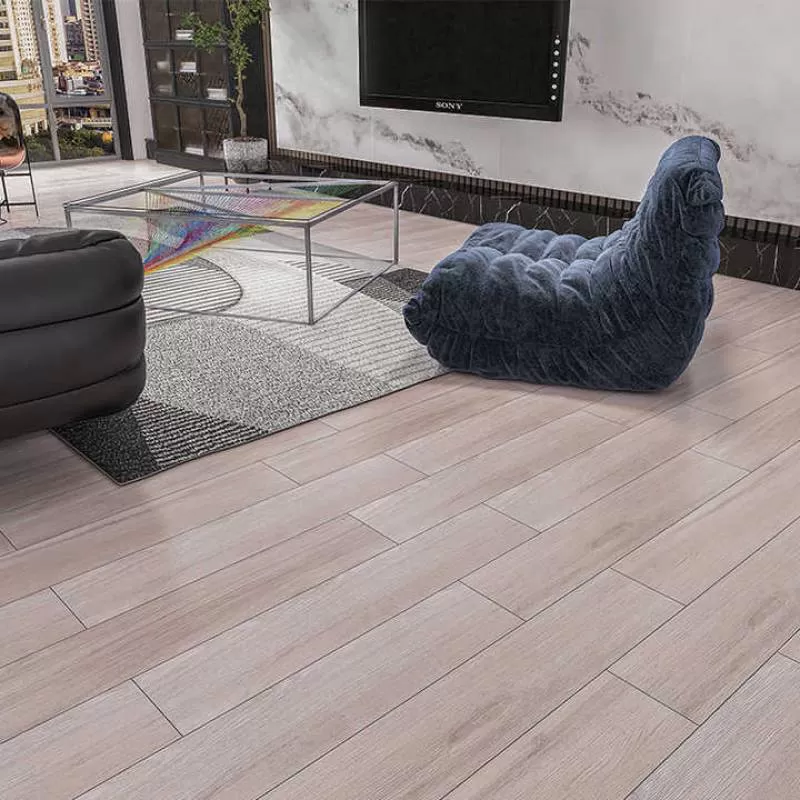 Foshan 200x1000mm New Fashion House Bedroom Porcelain Wood Grain Tile Wood Look Porcelanato Floor Tiles Design 