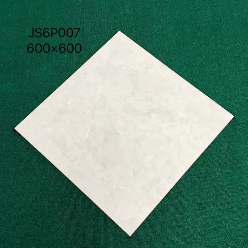 Wholesale 60x60 Glossy Grey White Porcelanto Glazed Wall and Floor Tile Vitrified Spanish Porcelain Marble Design Tiles 