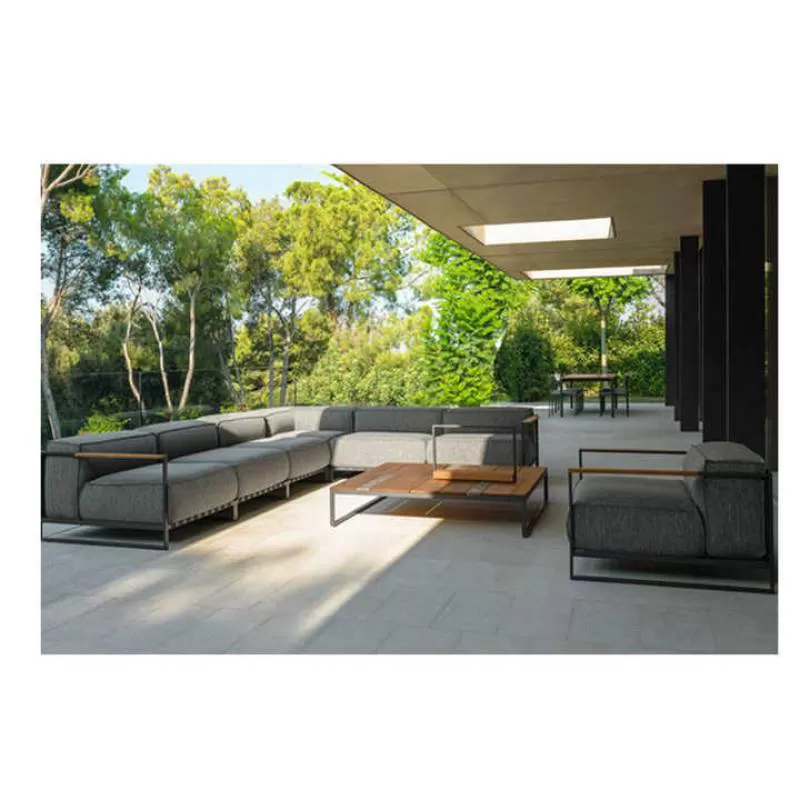 Chinese Cheap Large Used Garden Steel Metal Cast Wrought Iron Patio Outdoor Hotel Sofa Furniture Aluminium Sale 