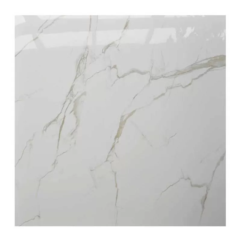 Egypt Glazed Full Body Porcelain Tile Looks Like Marble in White 