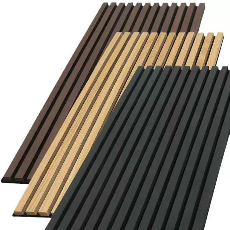 Modern 3D Model Design Sound-Absorbing Wooden Wall Decorative Acoustic Panels for Apartment
