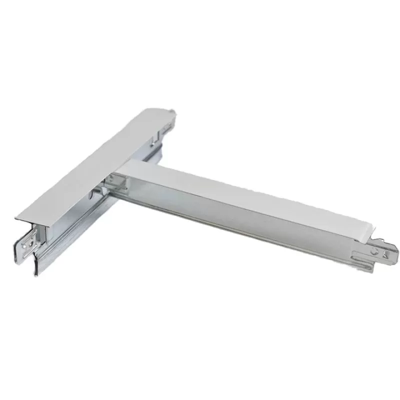 Modern Mall Design Metal Suspended Ceiling Tee Galvanized Steel T-Bar Grid Component 
