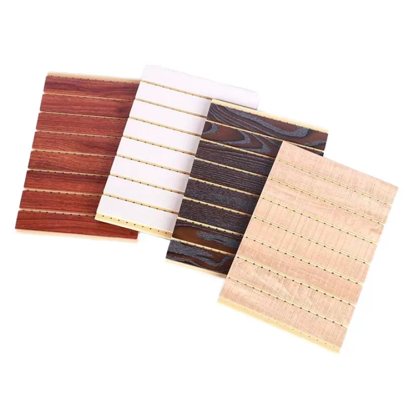 Sound-absorbing Bamboo Wood Fiber Board Ecological Wood Wall Panel for Piano Room