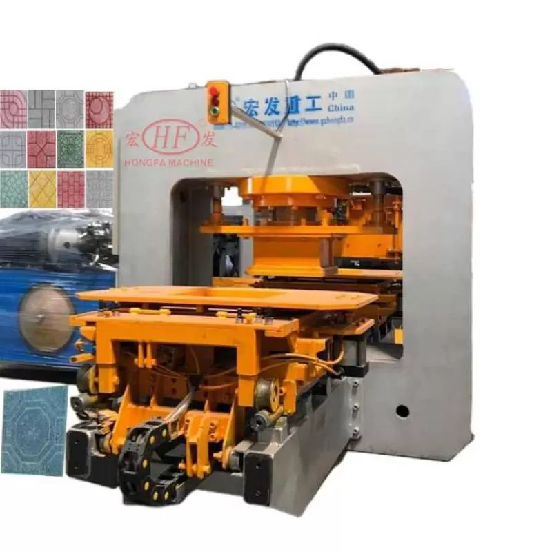 Automatic Terrazzo Flooring Precast Monolithic Terrazzo Machines Concrete Hydraulic Press Terrazzo MosaicTile Making Machine