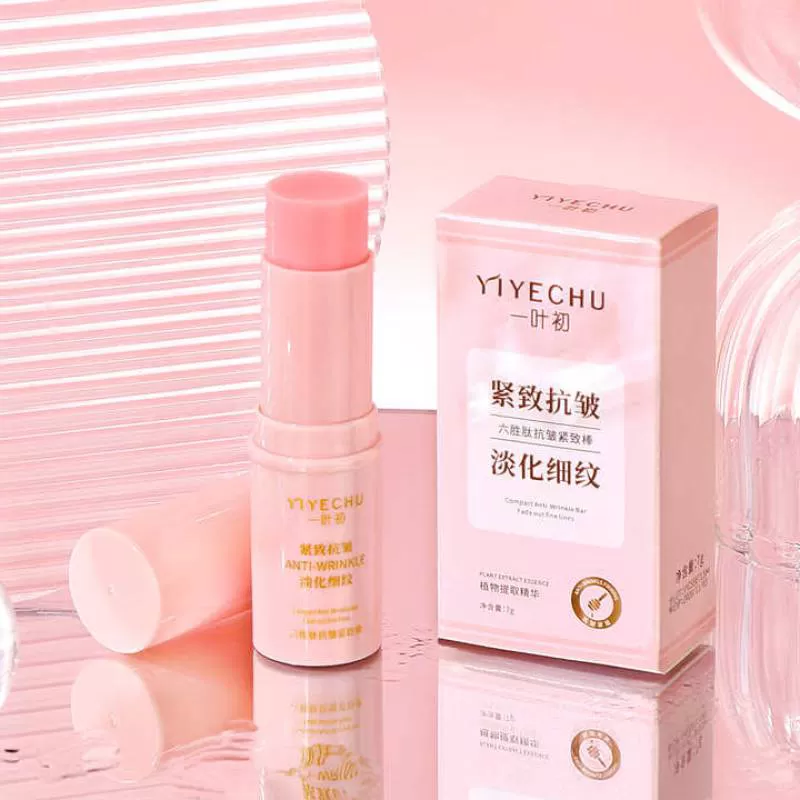 YIYECHU RTS Hexapeptide Wrinkle Bounce Multi Balm Skin Care Products Nourishing Stick Eyes Care Firming Anti-Wrinkle Balm