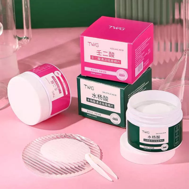 TWG Face Toner Pad Acne Treatment Face Mask Pads Salicylic Acid Moisturizing Cleansing Anti Ance Face Toner Pad
