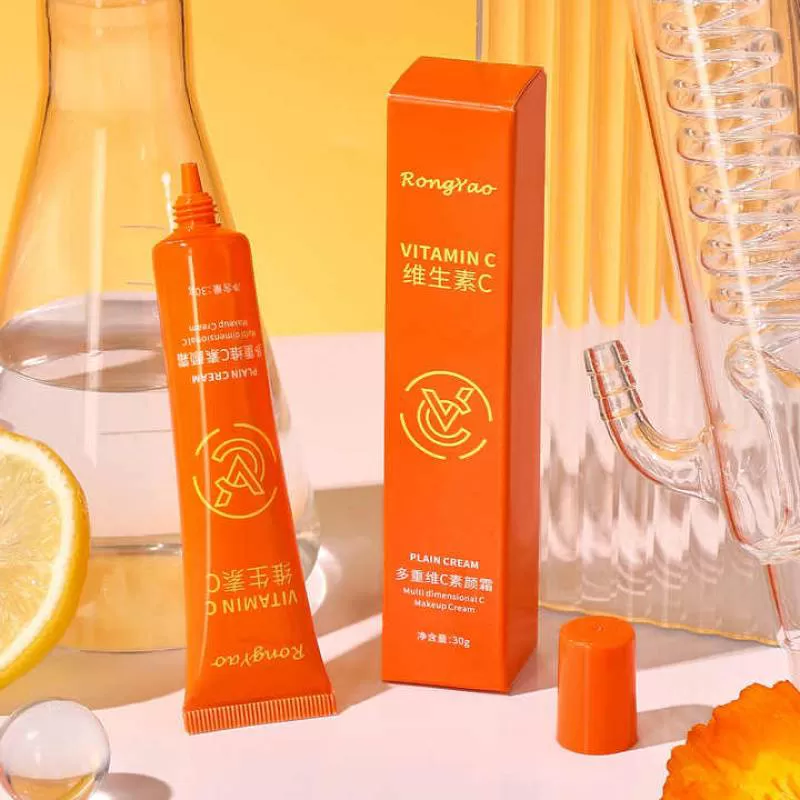 Rongyao Vitamin C Face Whitening Cream for Skin Brightening Cream Multi Dimensional Vitamin C Concealer Face Cream