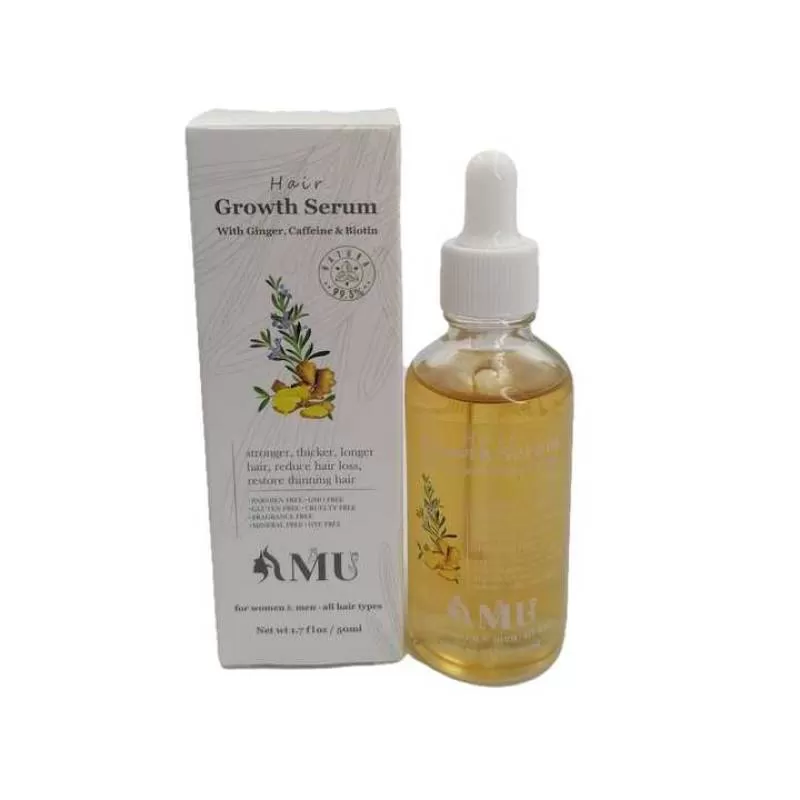 Private Label Ginger Oil Anti Hair Loss Strengthen Hair Roots Make Hair Growth Serum for Man and Women